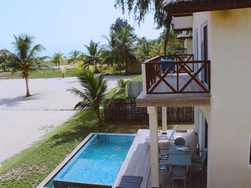 Mini villa duplex , côté Jardin